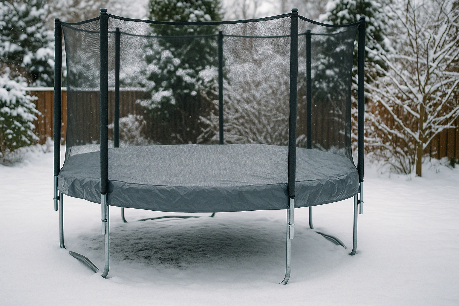 Kako zaštititi trampolin za zimu