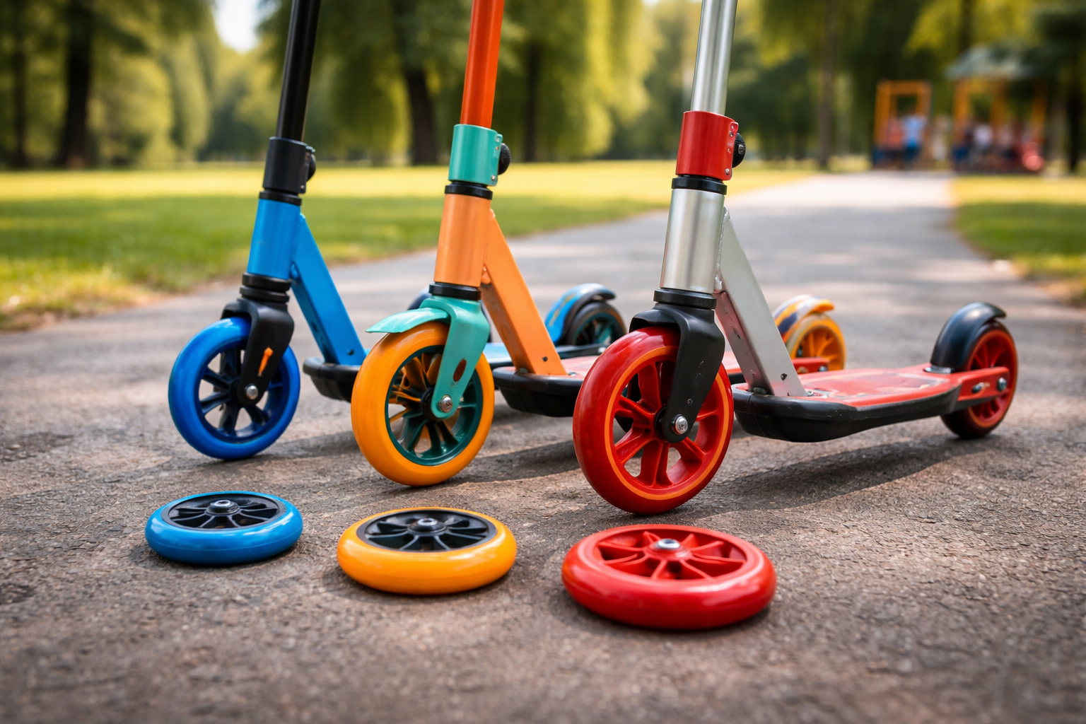 Kotači 100 vs 120 vs 145 mm: koji su bolji za djecu