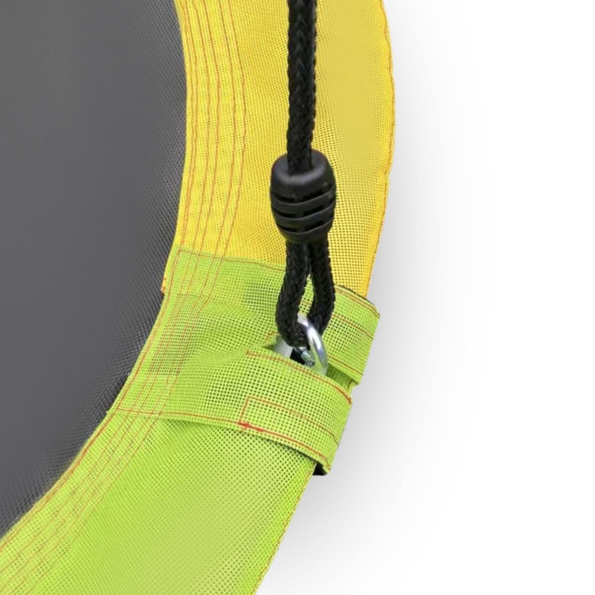 XL vrtno igralište za djecu s ljuljačkom gnijezdo roda, ljestvama i mrežom za penjanje