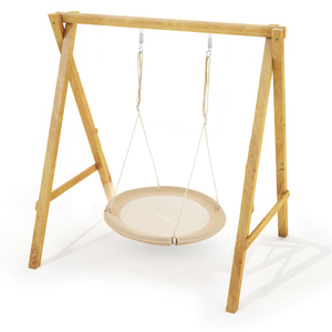 HyperMotion ljuljačka Rodino gnijezdo - promjer 100 cm, boho bež boja