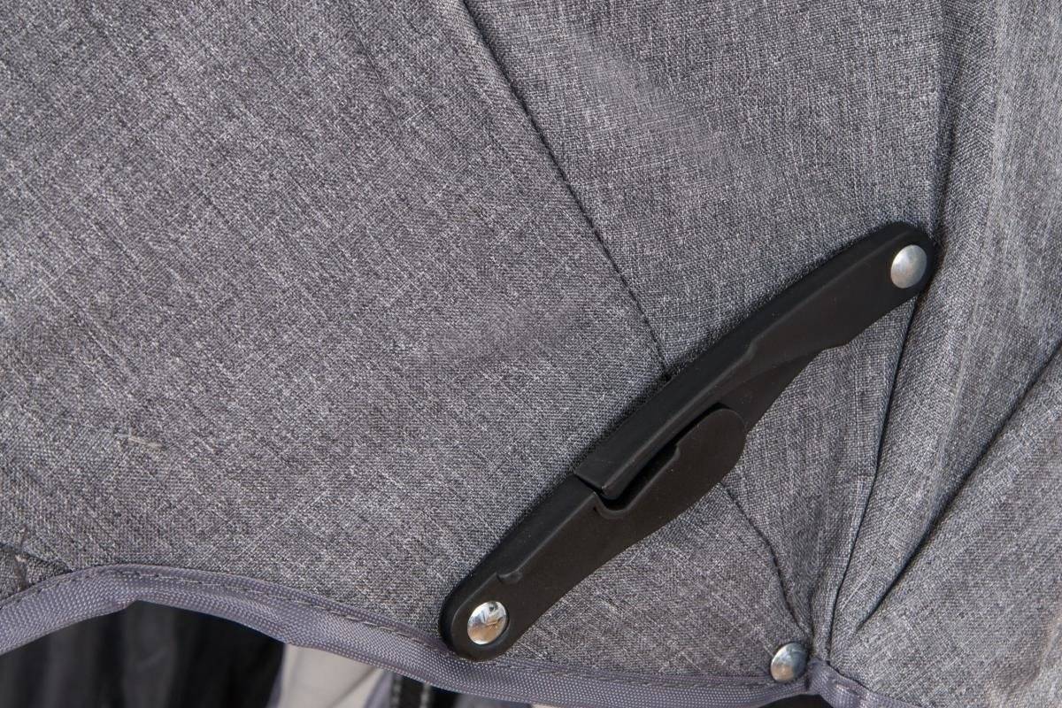 Tobi Velar tricikl + kišna navlaka - siva