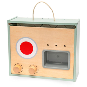 Drvena mini kuhinja s dodacima - sklopiva