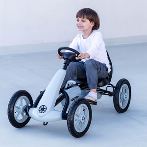 EVOQUE karting s pedalama za djecu - jahanje za djecu 5-8 godina - siva