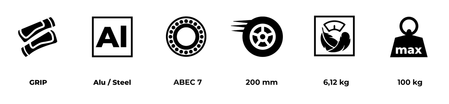 HyperMotion REGAMO romobil za odrasle - crni