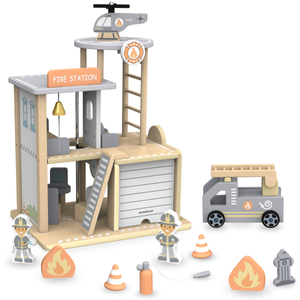 Drveni vatrogasni dom s dodacima, vatrogasni dom