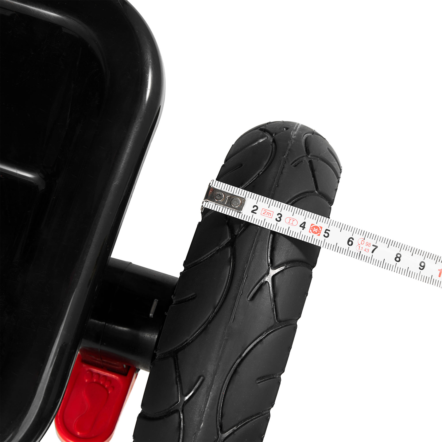 Tricikl za djecu 1-4 godine - TOBI FREY - ružičasti - okretni - kotači na napuhavanje + guralica