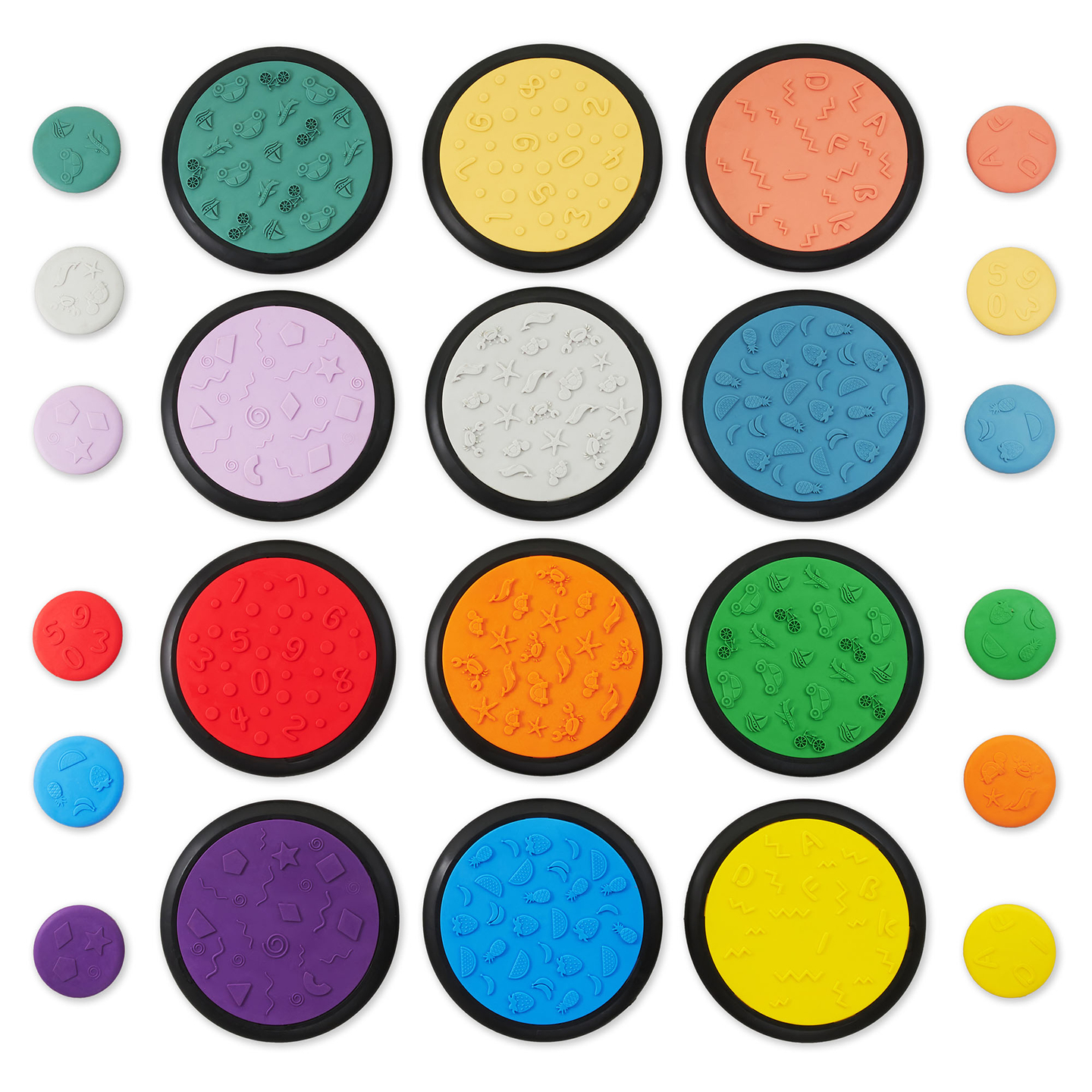 Šareni senzorni diskovi za djecu - 24 komada