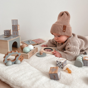 Montessori edukativna kutija za bebe - 6 igračaka