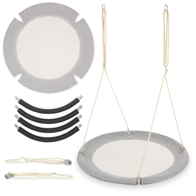 HyperMotion ljuljačka "vranjino gnijezdo" - promjer 100 cm, siva