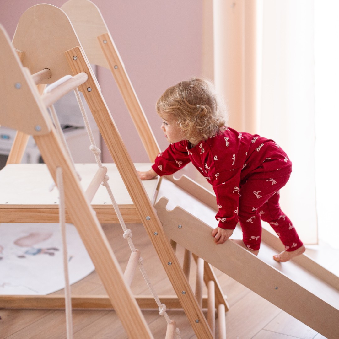 Drveno kućno igralište XL 5u1