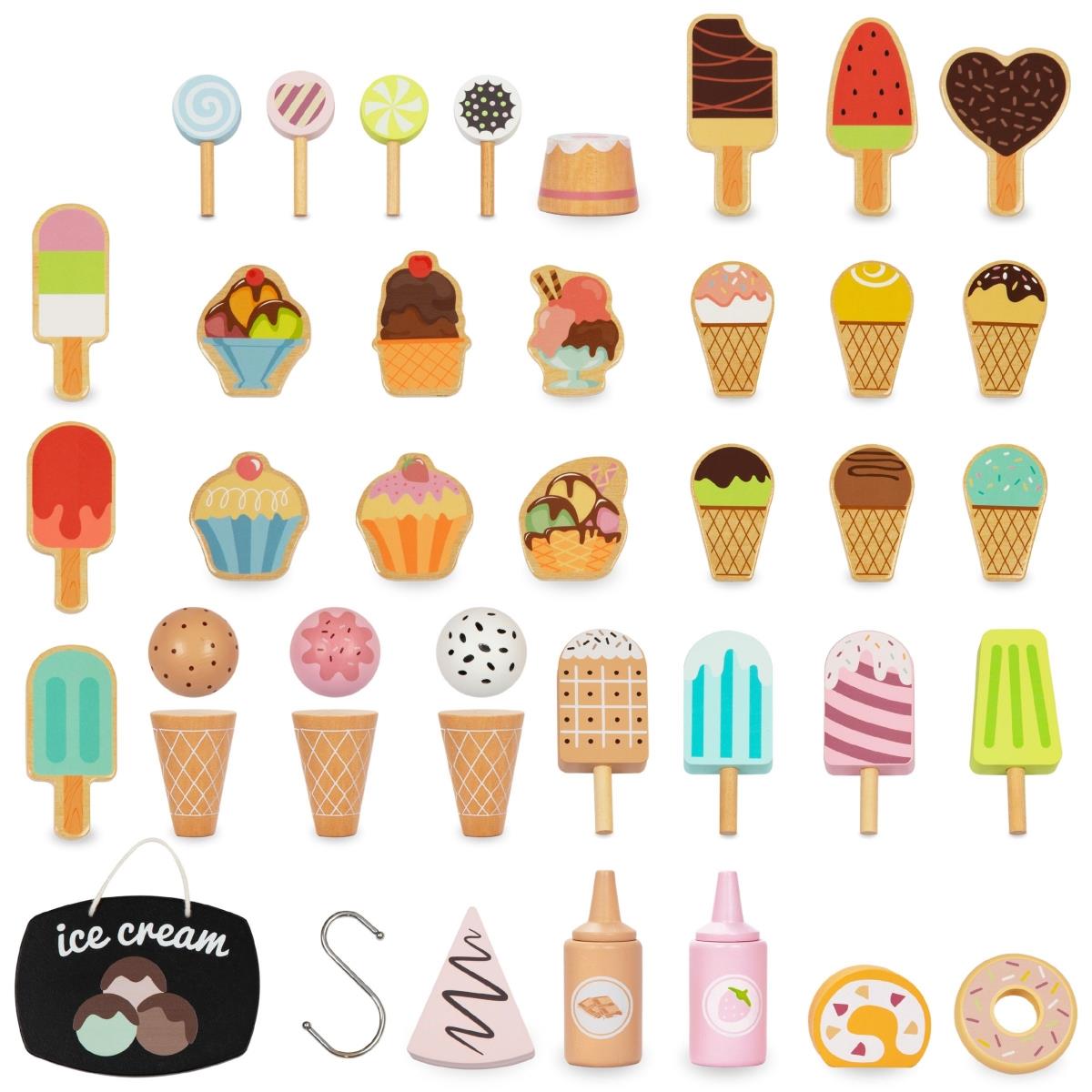 Drvena slastičarnica na kotače - kolica za sladoled