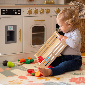 Drveno voće i povrće za rezanje