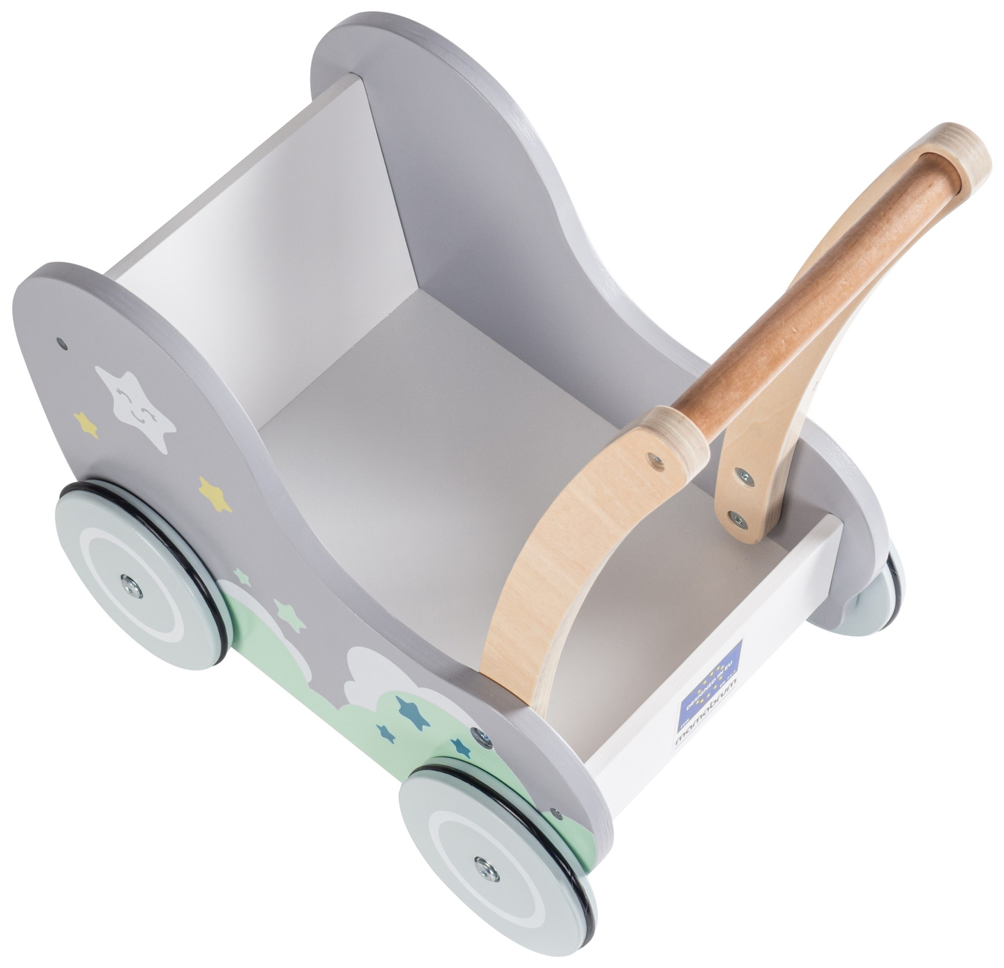 Dobranocka - drvena kolica, hodalica na guralicu