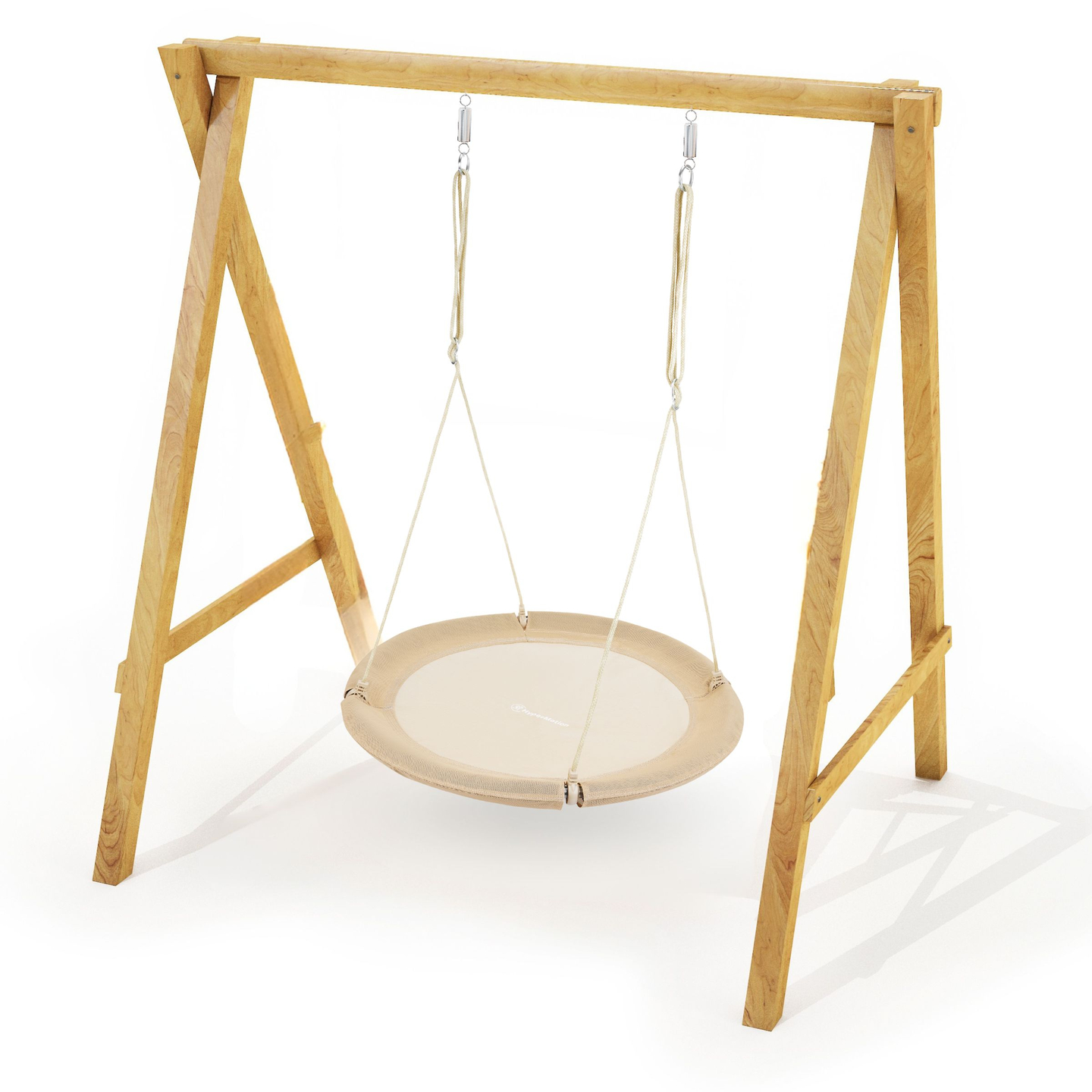 HyperMotion ljuljačka Rodino gnijezdo - promjer 100 cm, boho bež boja