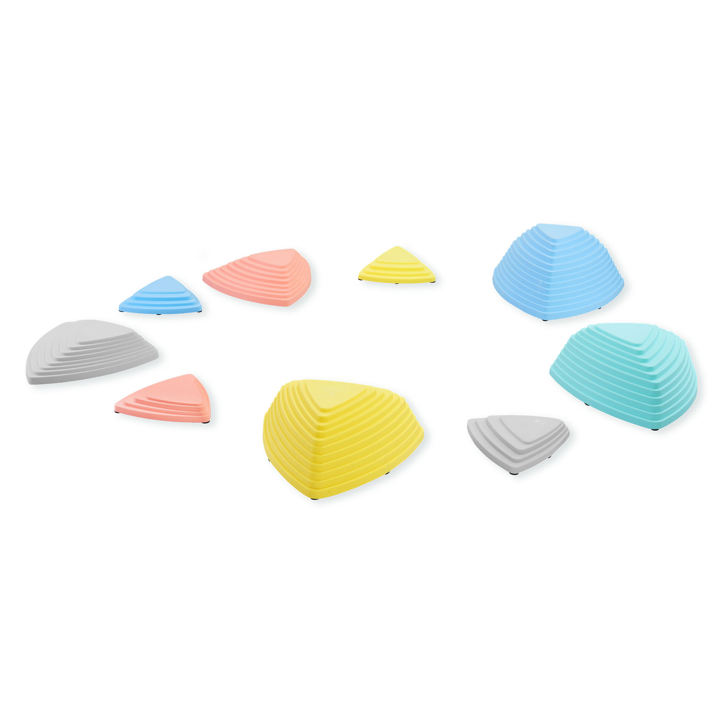 Kamenje za ravnotežu u boji - 9 komada