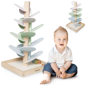 Drvena staza za kuglice - zvučno drvo s kuglicama