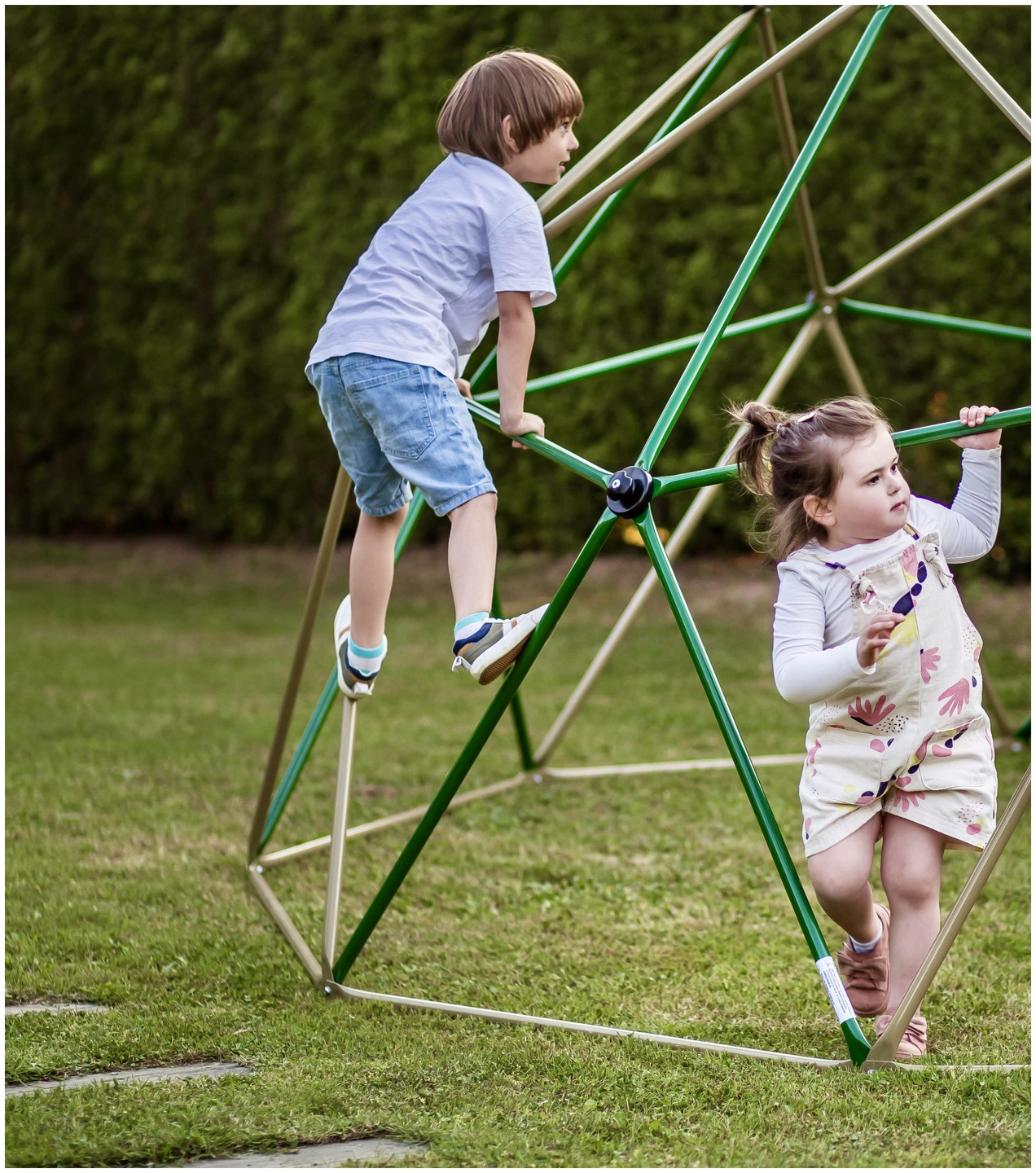 HyperMotion penjačka kupola za djecu XXL, Geodome, vrtno igralište, promjer: 3 m