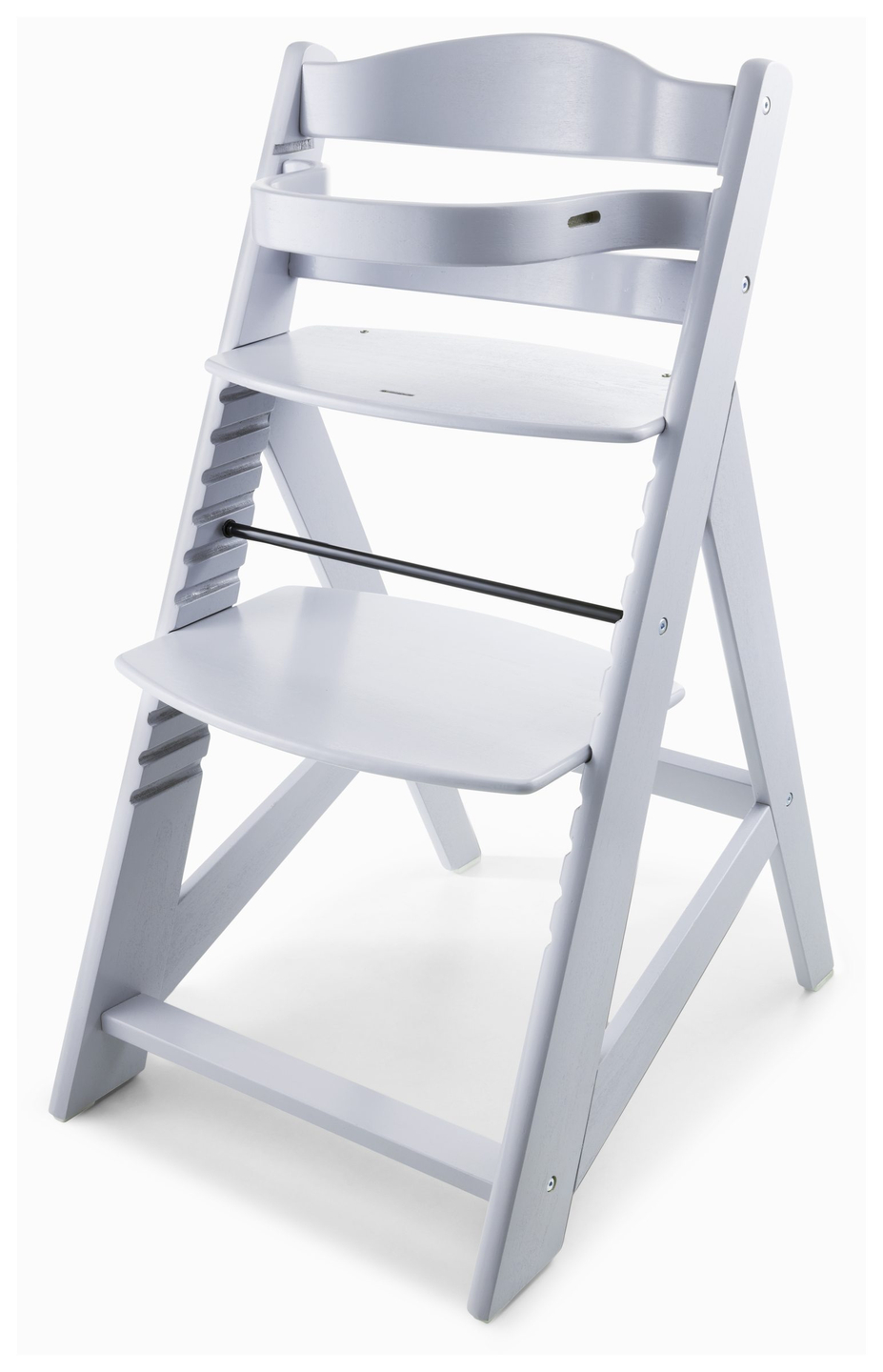 Moby-System WOODY drvena stolica za hranjenje - siva boja