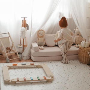 Drvena staza za ravnotežu - senzorna staza - 14 elemenata