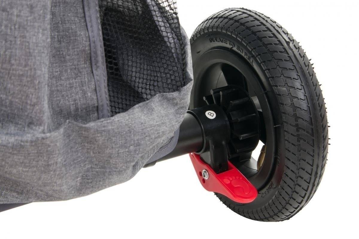 Tobi Velar tricikl + kišna navlaka - siva