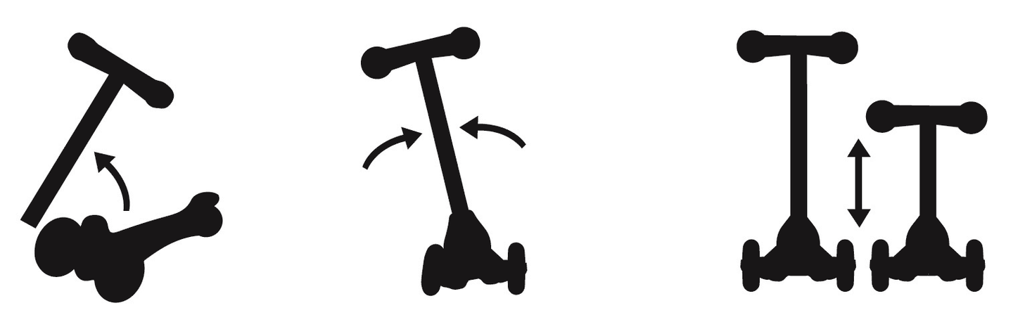 5u1 HyperMotion romobil za ravnotežu - plavi