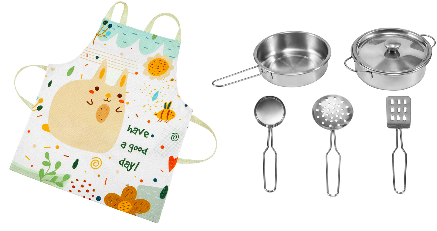 XXXL drvena kutna kuhinja s hladnjakom, pećnicom, perilicom rublja, pregačom i dodacima