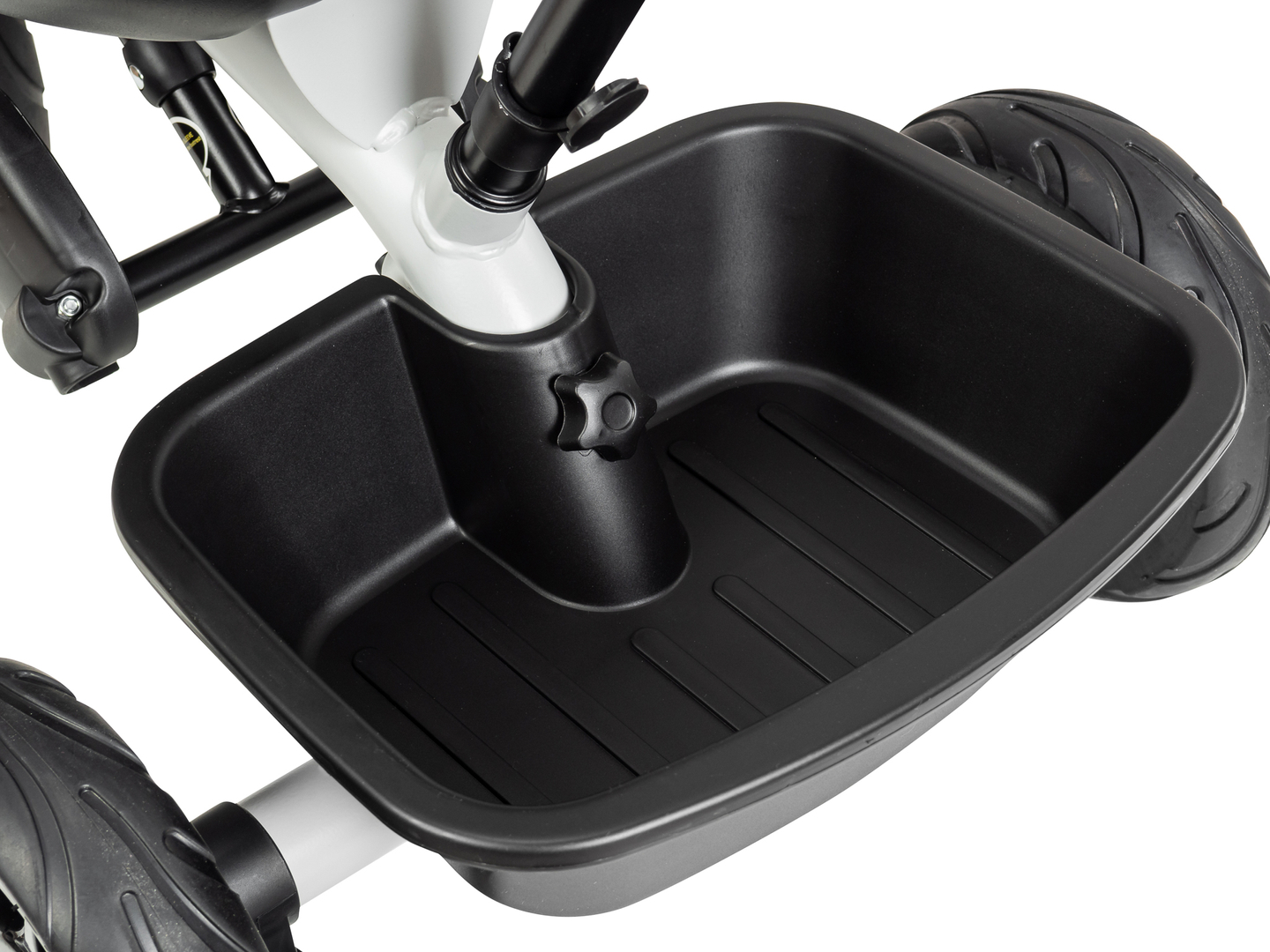 HyperMotion TOBI VECTOR tricikl - trajno napumpani kotači + potiskivač. Boja: svijetlo siva.