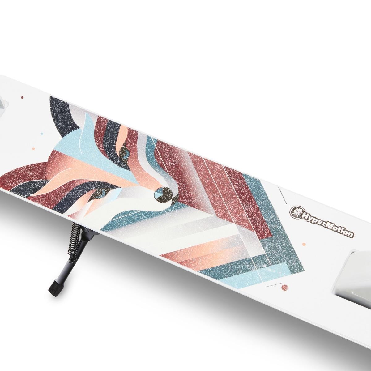 Skuter na dva kotača za tinejdžere i odrasle - s amortizerom - Hypermotion CITY SWIFT Zimowy Lis - 100 kg