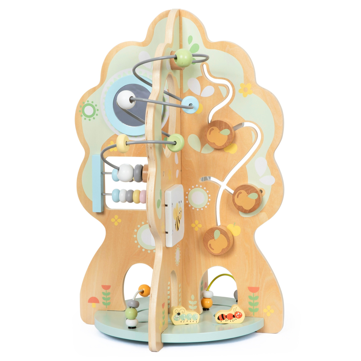 Drvena edukativna igračka 10 u 1 - multifunkcionalno drvce