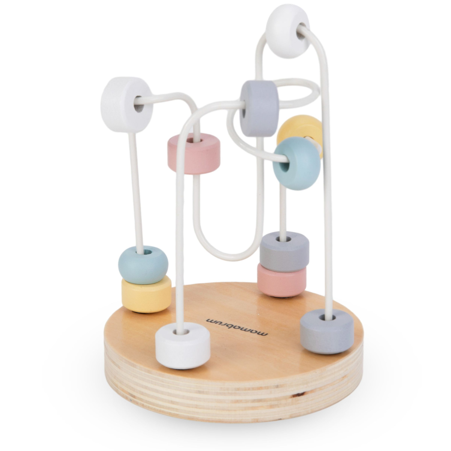 Set drvenih igračaka - šareni pleter, piramida jelena, sorter pingvin