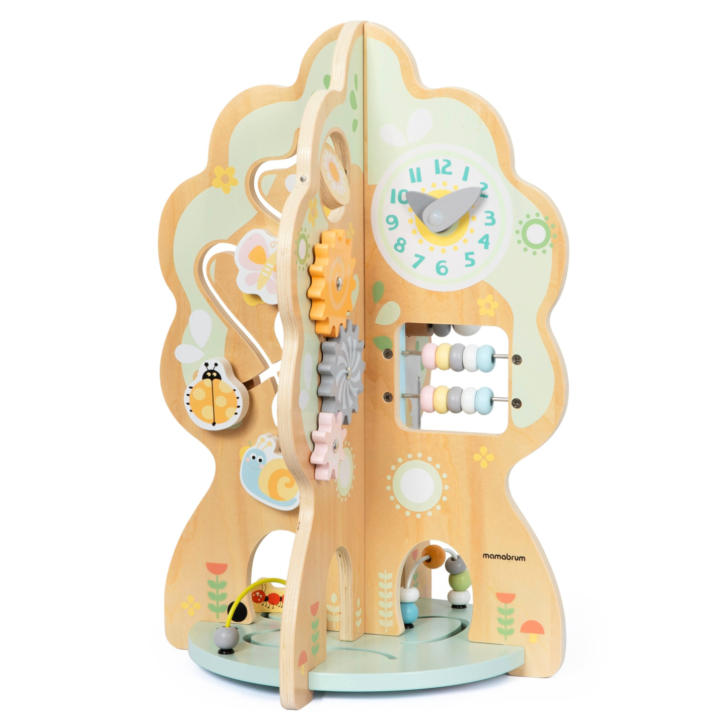 Drvena edukativna igračka 10 u 1 - multifunkcionalno drvce