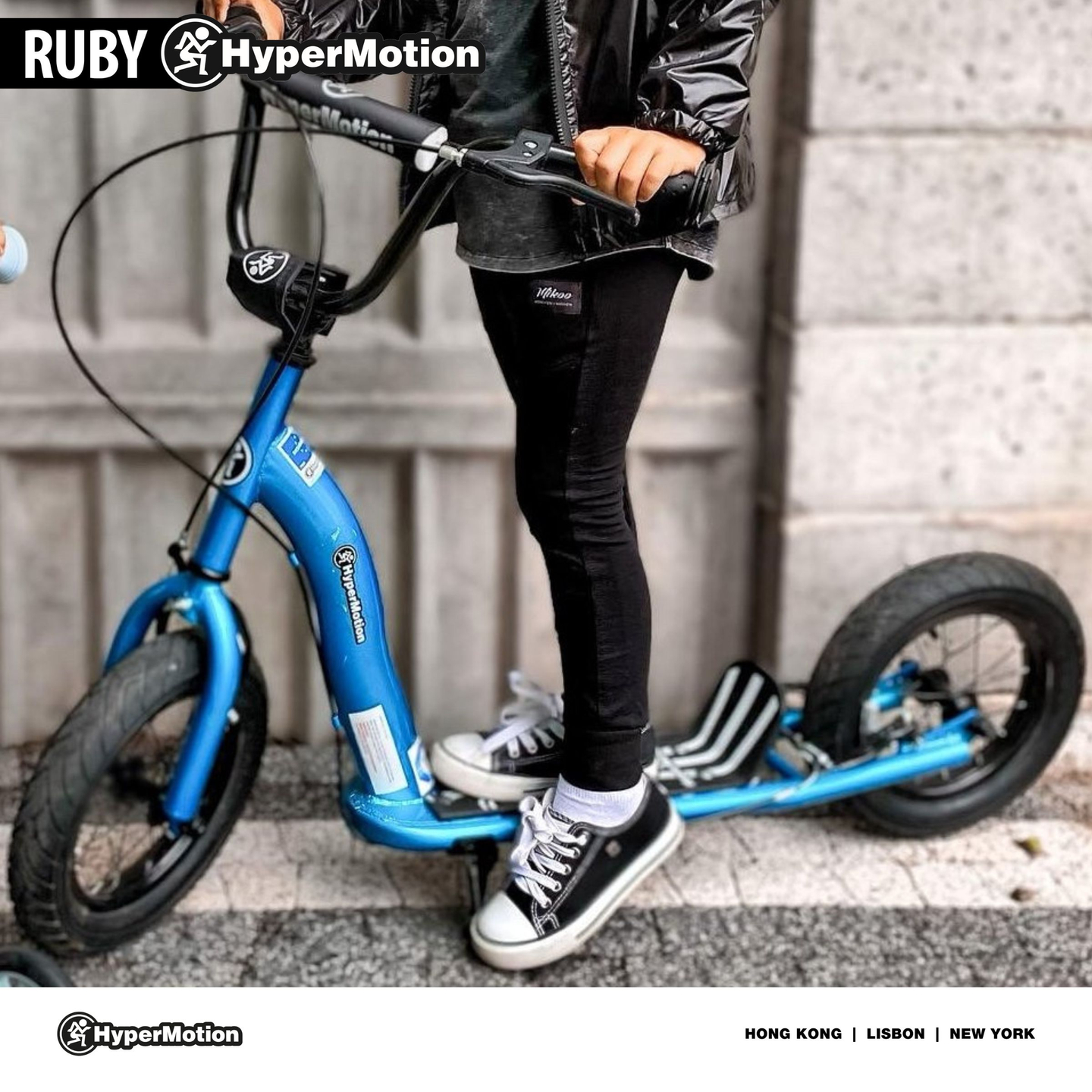 Skuter HyperMotion RUBY 12 (30 cm kotači na napuhavanje) - Plavi