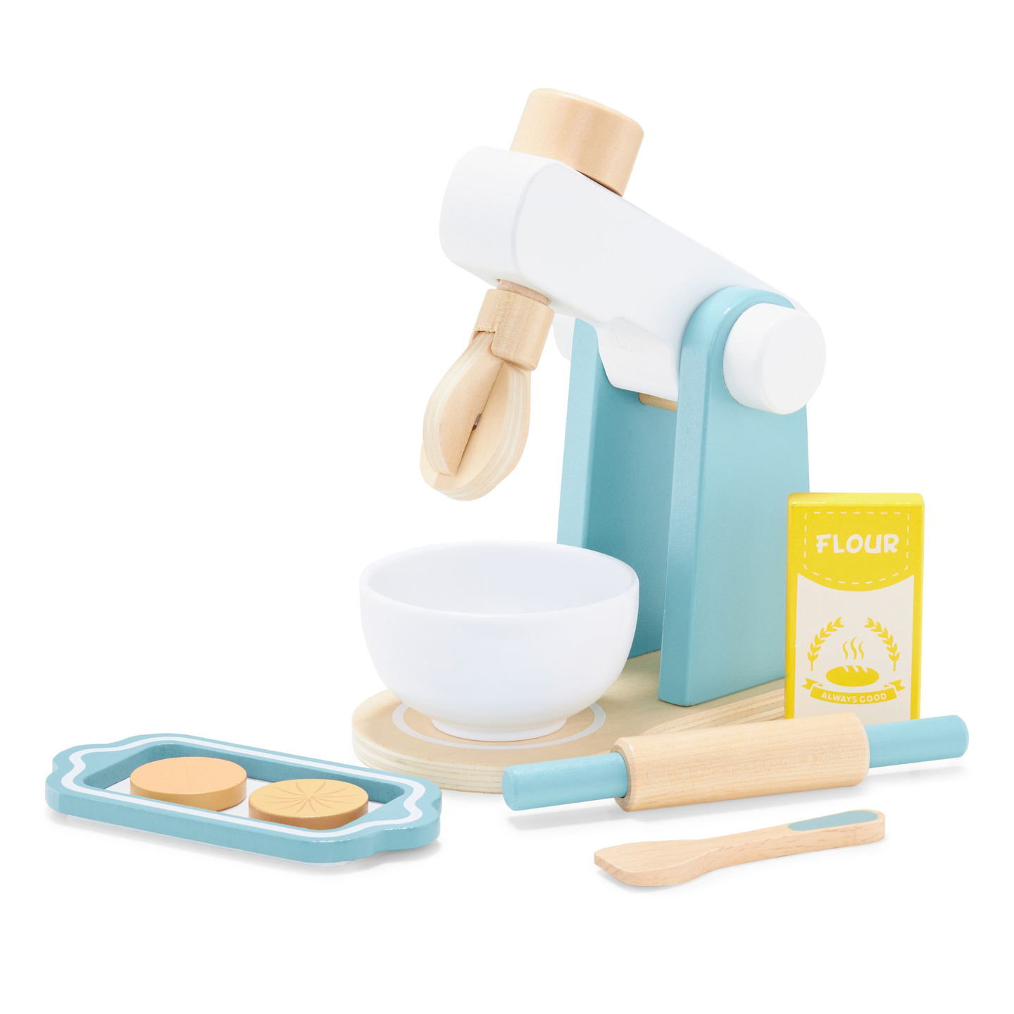 Drvena miješalica s priborom