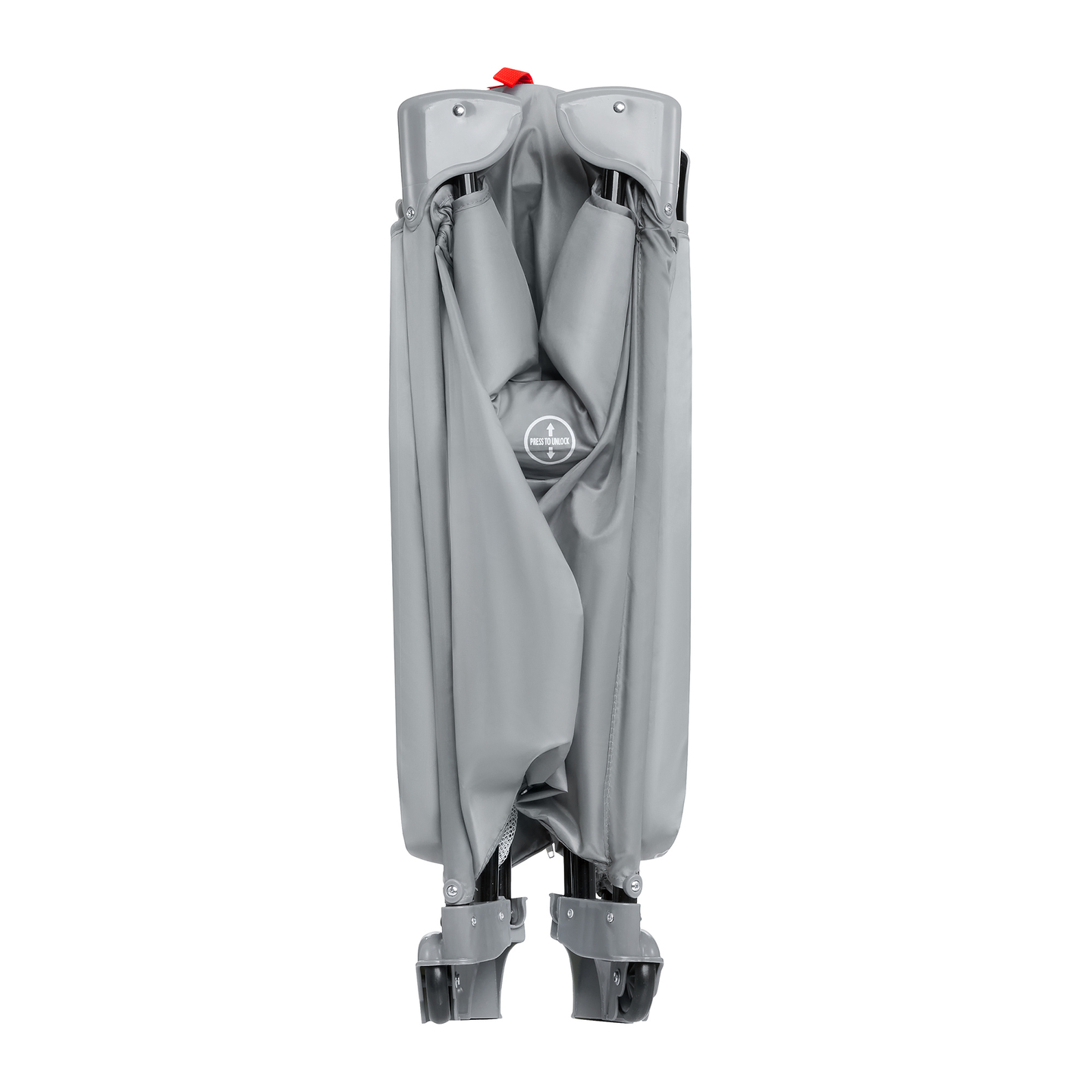 Prijenosni putni krevetić Happy Traveller BASIC - sivi