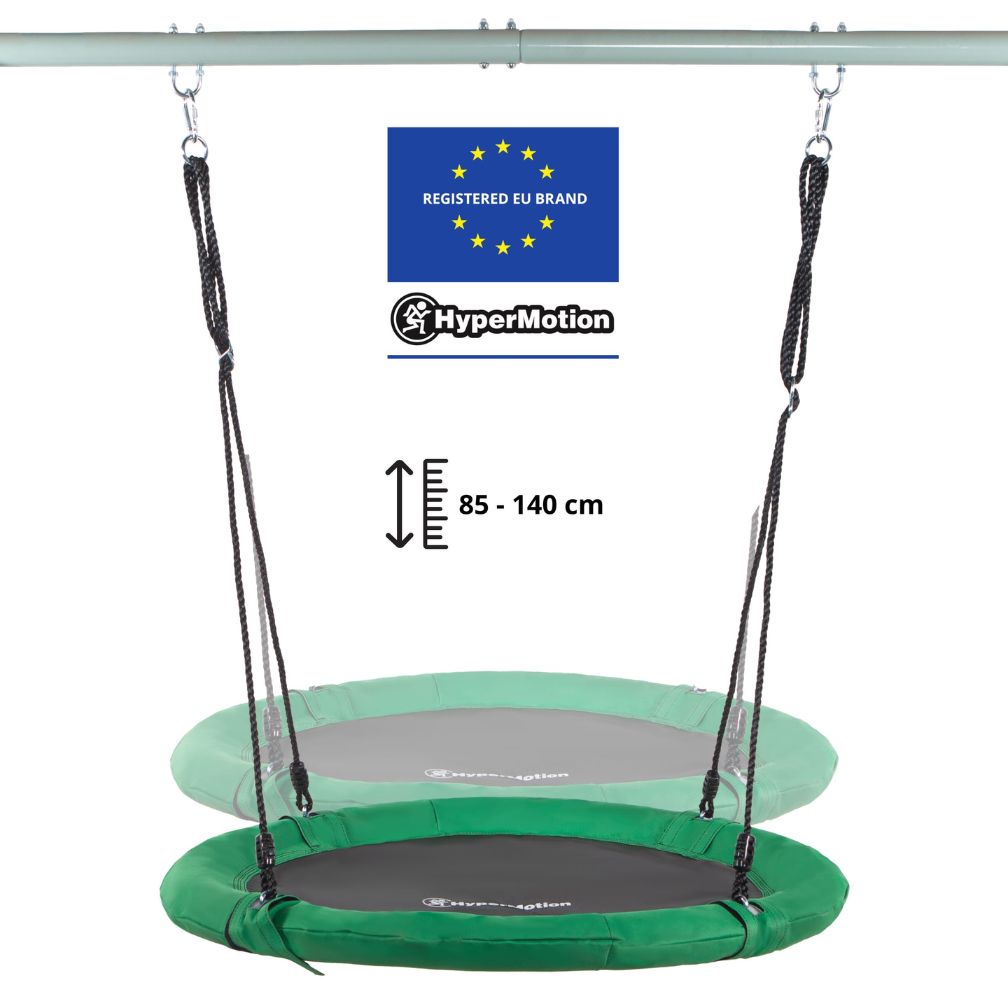 Vrtna ljuljačka tipa rodino gnijezdo sa okvirom i užadima