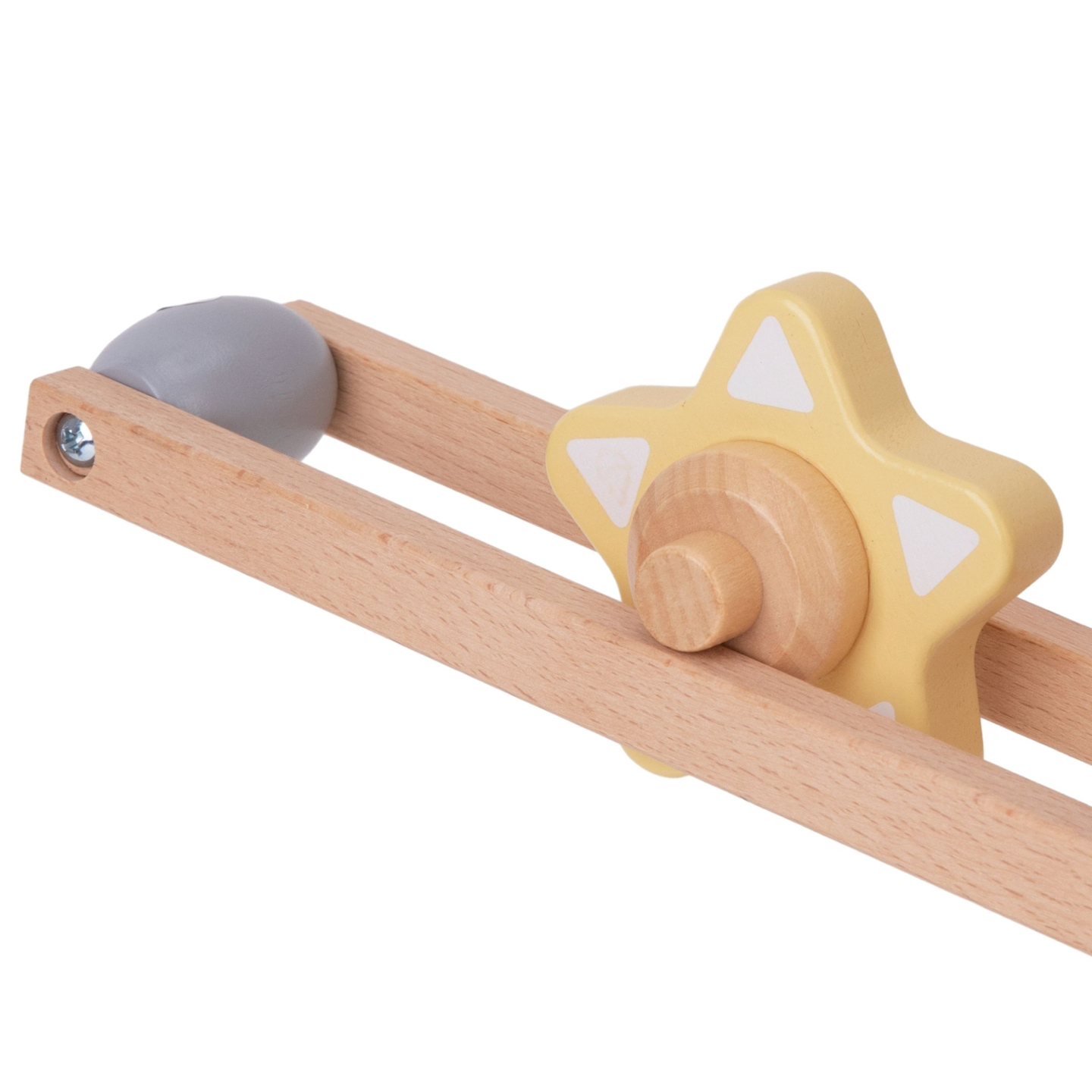 Velika drvena staza s loptom - tobogan s rotirajućim elementima