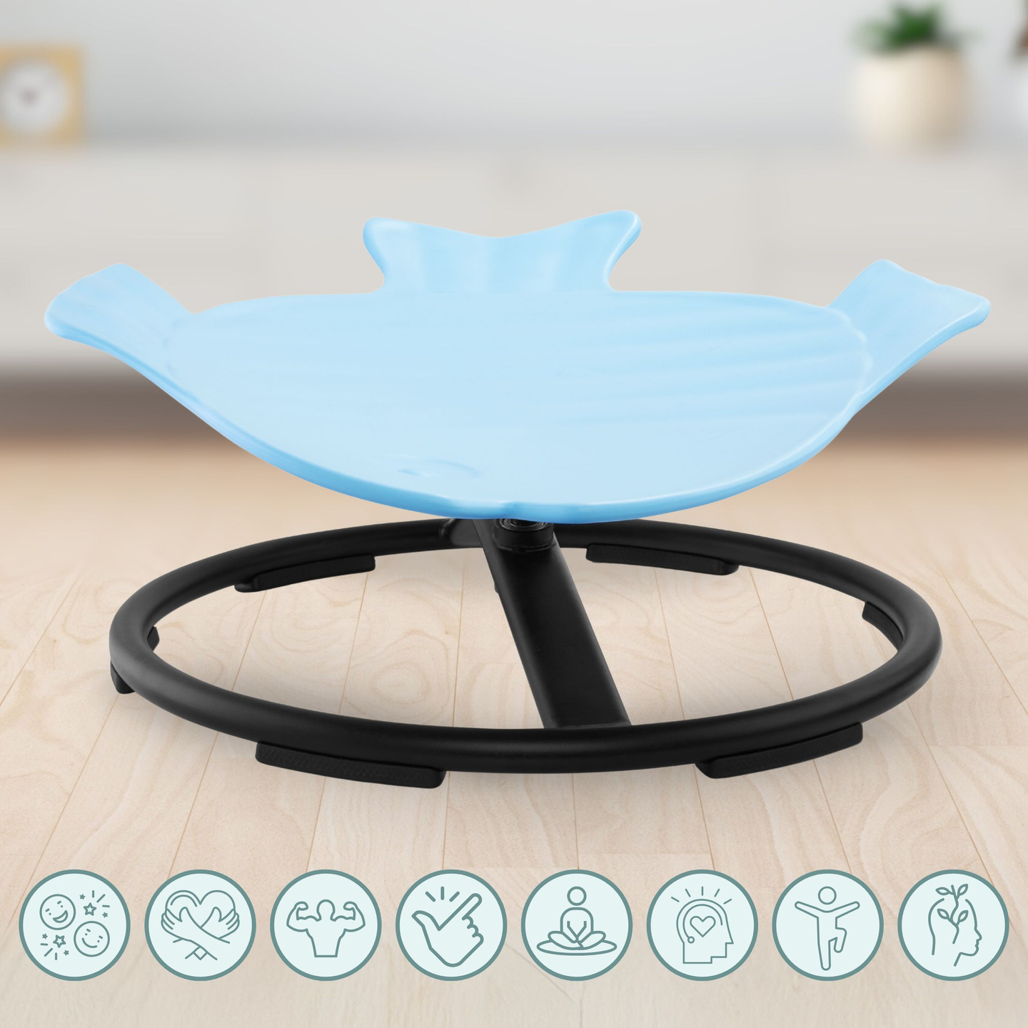 Mini vrtuljak za djecu Riba - plava