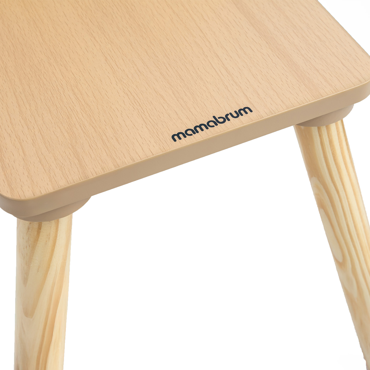 Drveni stol s prostorom za pohranu i 2 stolice Dječji set - Slatki Zec