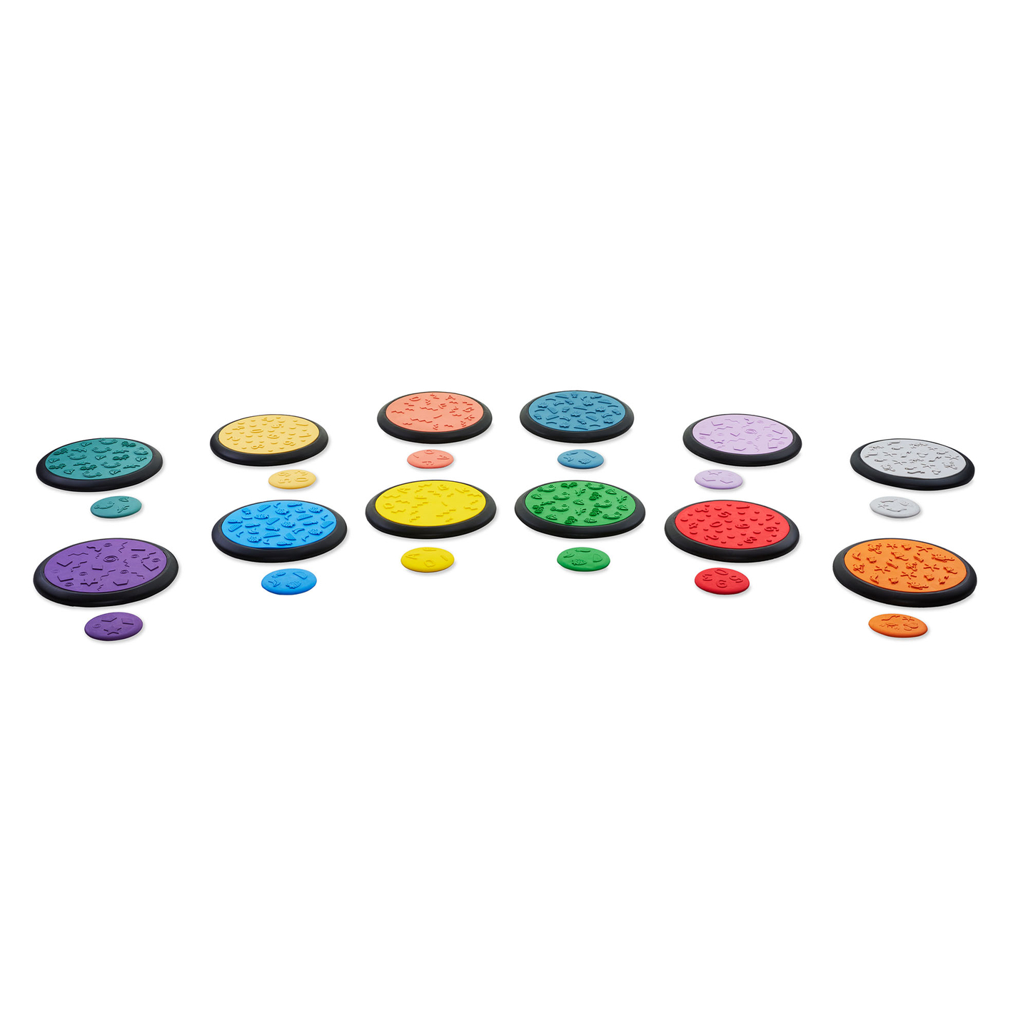 Šareni senzorni diskovi za djecu - 24 komada