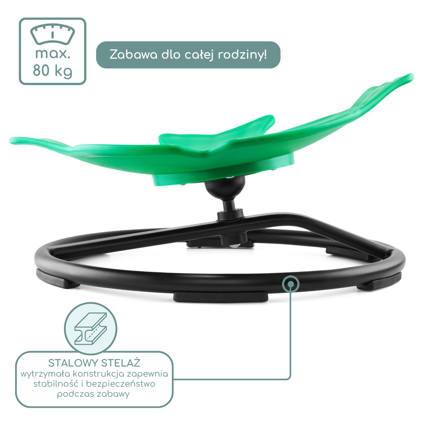 Mini vrtuljak za djecu Riba - zelena