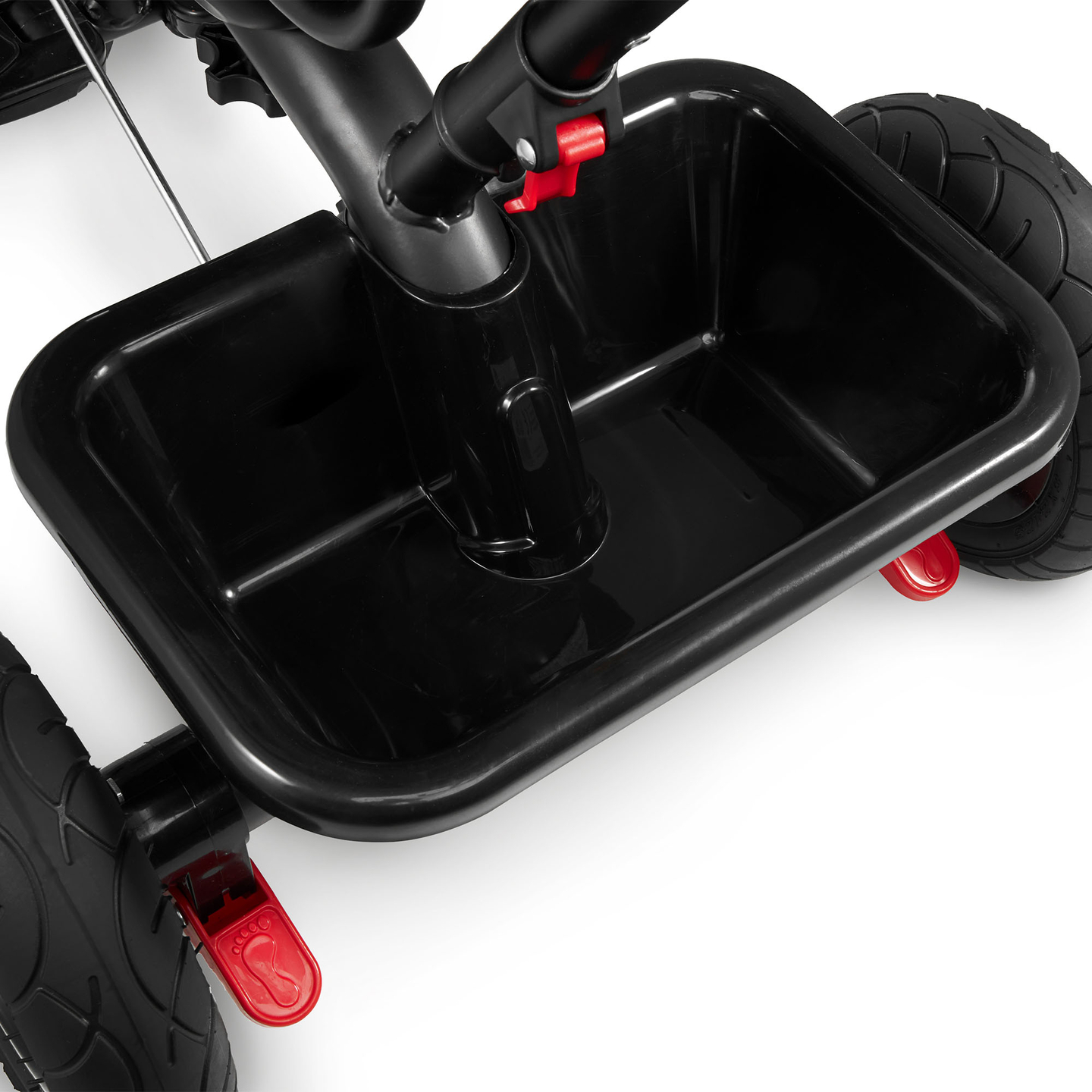 Tricikl za djecu 1-4 godine - TOBI FREY - ružičasti - okretni - kotači na napuhavanje + guralica