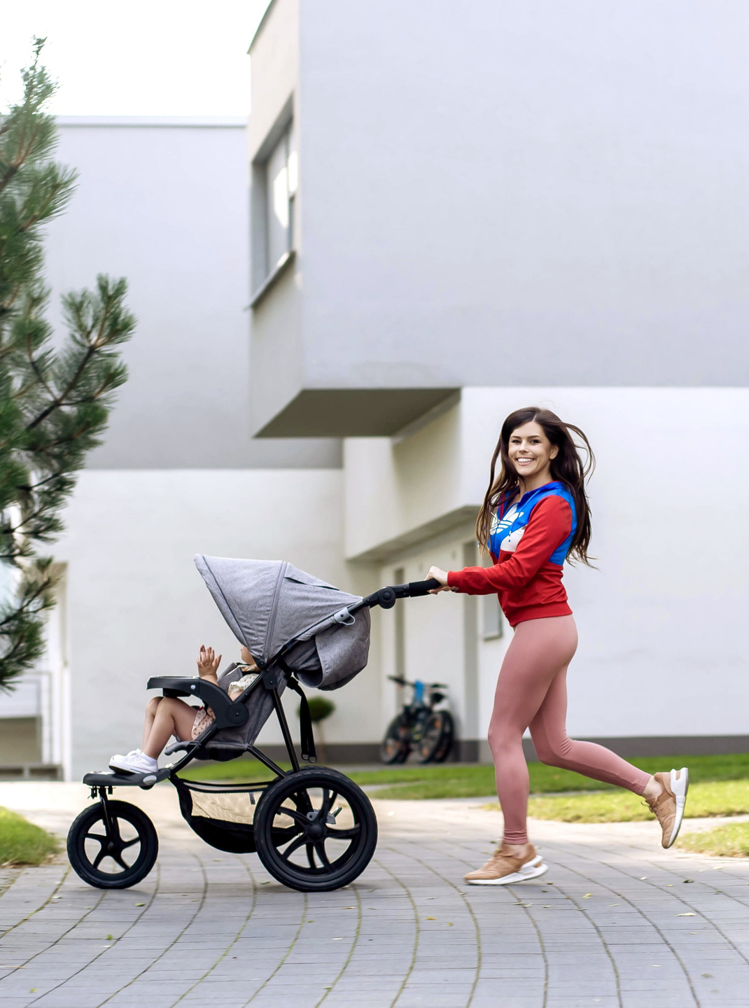 Kolica za trčanje + dječja kolica 0m + Moby-System MOUNTAIN