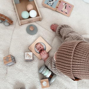 Montessori edukativna kutija za bebe - 6 igračaka