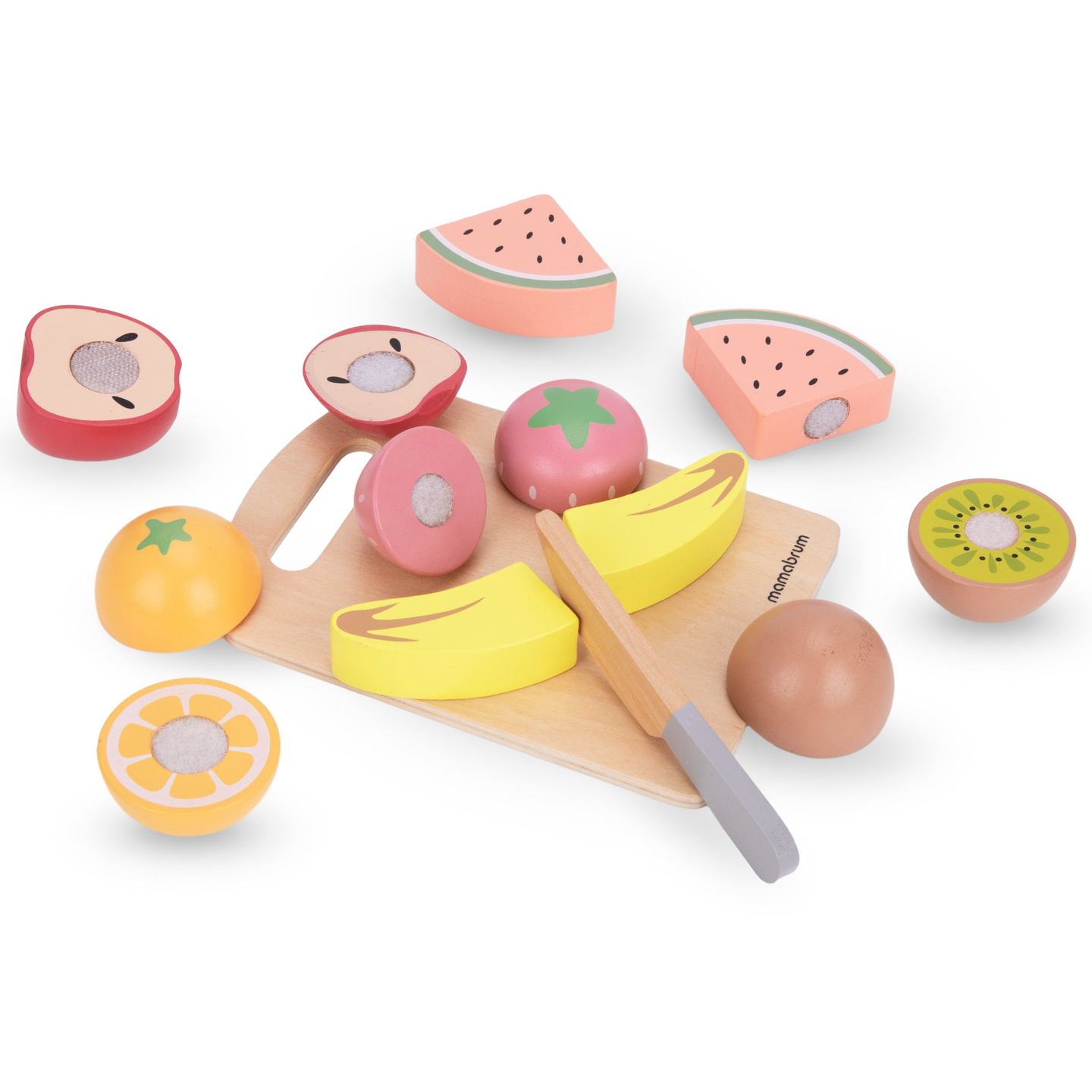 Drveno voće za rezanje - set