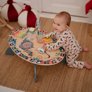 Drveni edukativni stol 7 u 1, glazbeni, senzorni