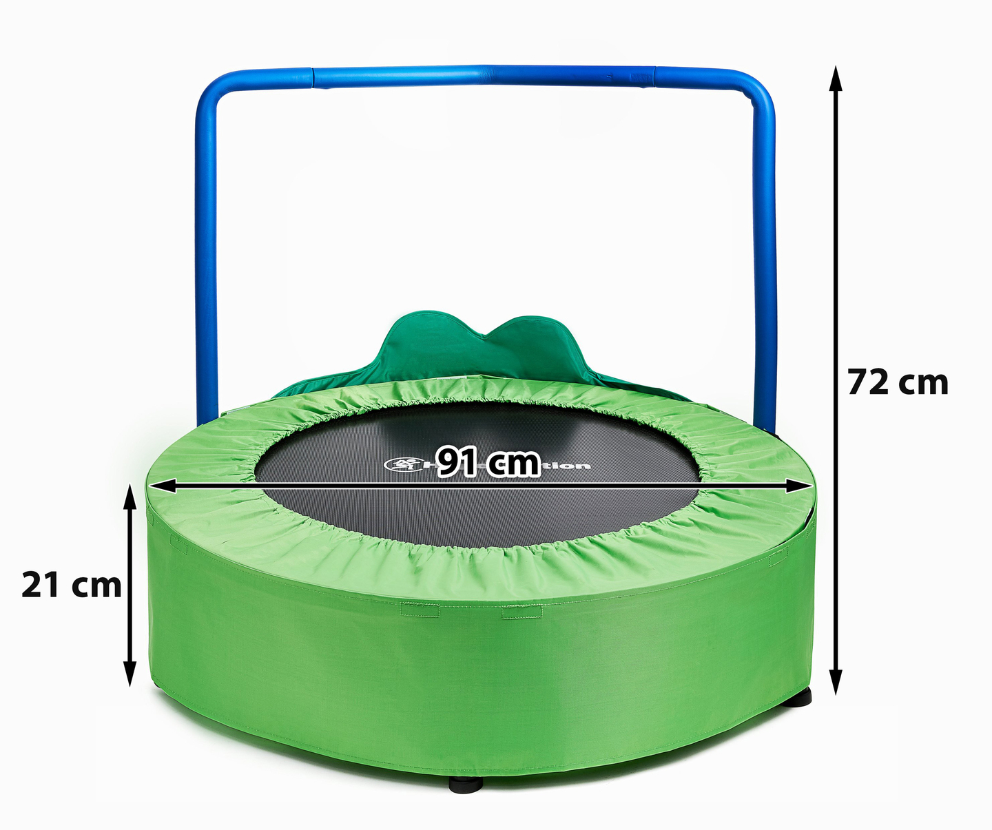 Żabka - mini trampolin za djecu - s ručkom - 50 kg max - 91 cm - za dom i vrt