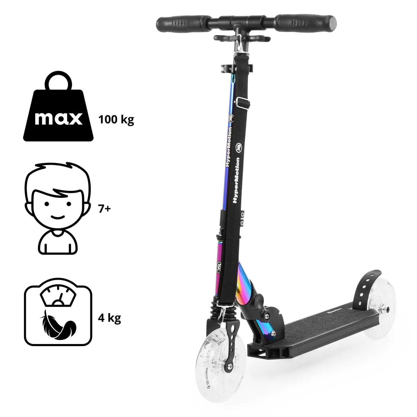 Skuter na dva kotača HOLO MAJESTIC HyperMotion 100kg - puni aluminij