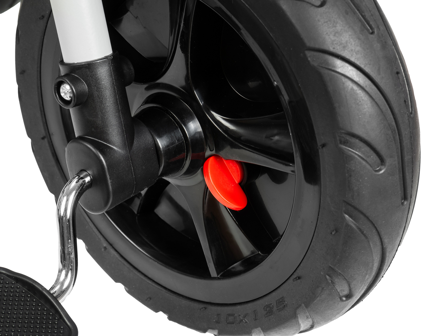 HyperMotion TOBI VECTOR tricikl - trajno napumpani kotači + potiskivač. Boja: svijetlo siva.