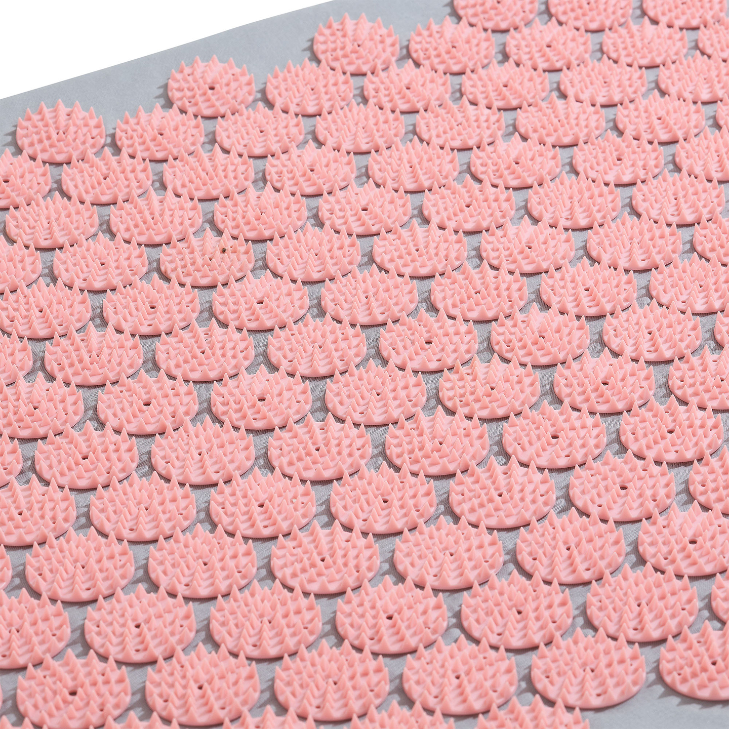 Velika akupresurna prostirka s jastukom i navlakom - 130 cm HyperMotion siva i roza