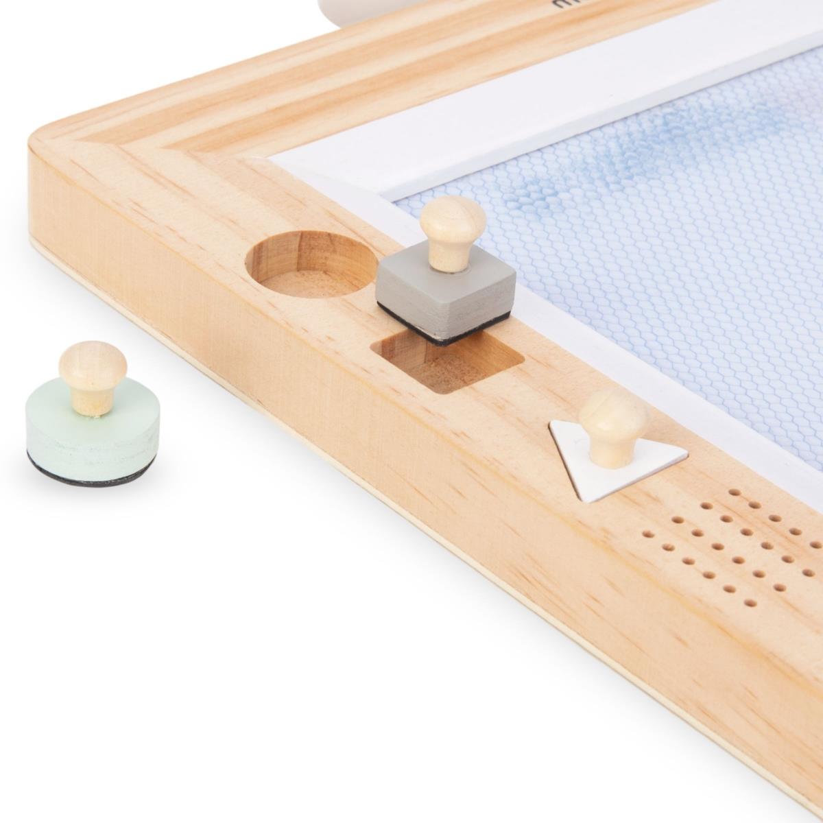 Drveni spomenar sa pečatima - ploča za crtanje